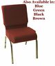 Church Chairs Burgundy Stackable Classic Collection Wholesale Quantity Savings