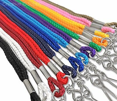 Lot 100 Round Neck Lanyards - Strap - Id/badge On Sale